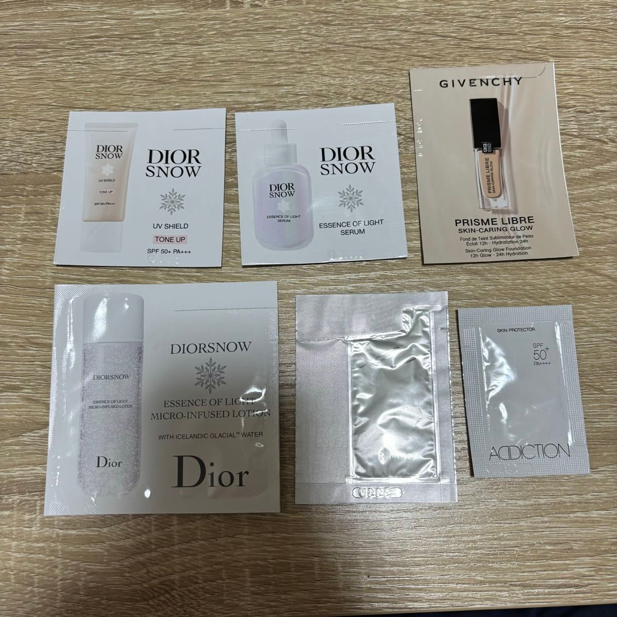Dior・RMK・ADDICTION・GIVENCHY サンプルセット