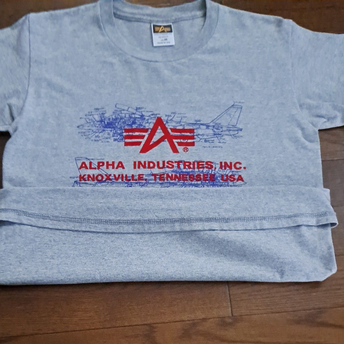 ALPHA INDUSTRIES（アルファインダストリーズ）PRE-SHRUNK 半袖 Tシャツ メンズ Mサイズ アメリカ製