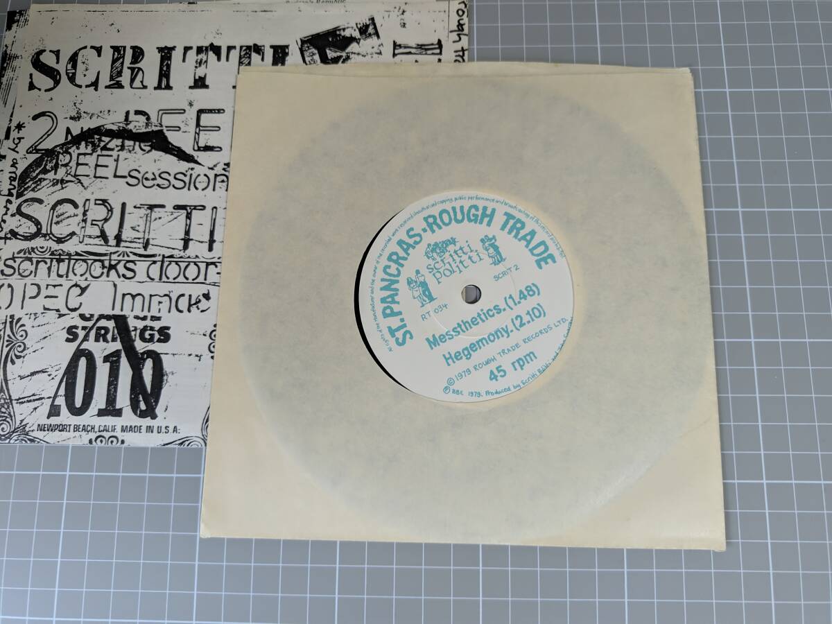 EPレコード スクリッティ・ポリッティ Scritti Politti - 2nd Peel Session 1979年 RT-034の画像4
