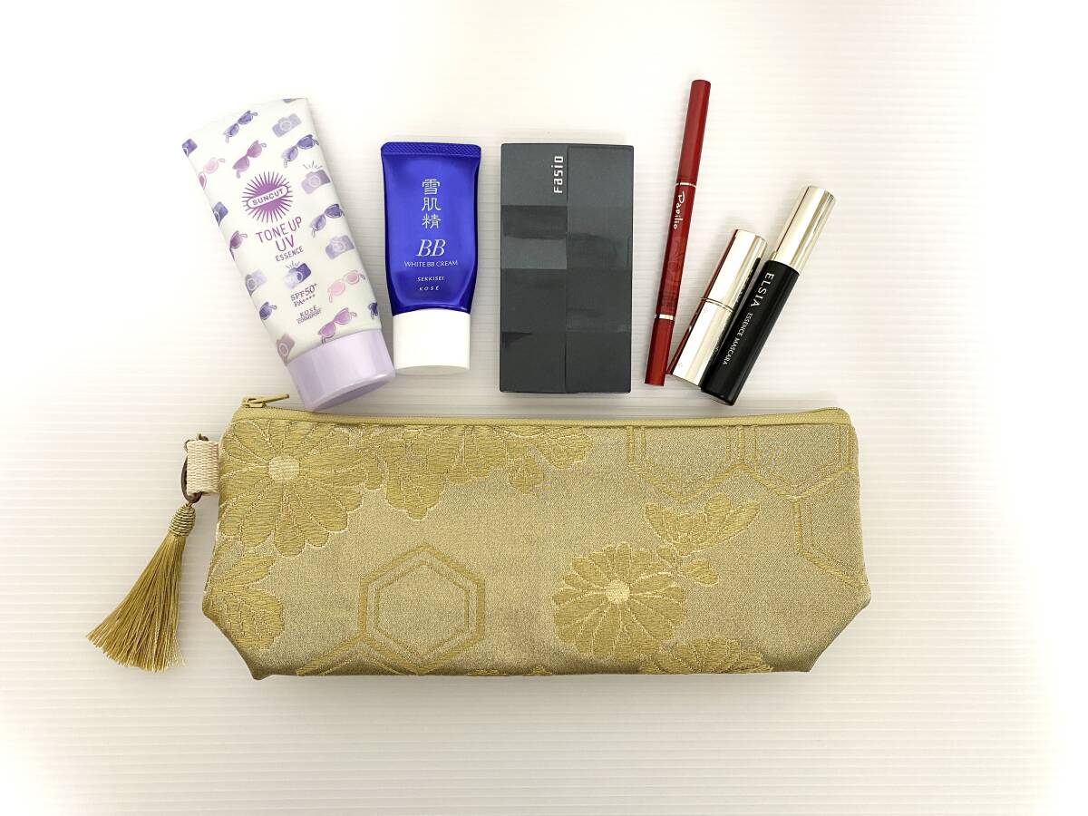 obi remake pouch [ largish ] make-up pouch hand made passport inserting passbook inserting . medicine notebook inserting cosme pouch multi pouch multi case NO.1299