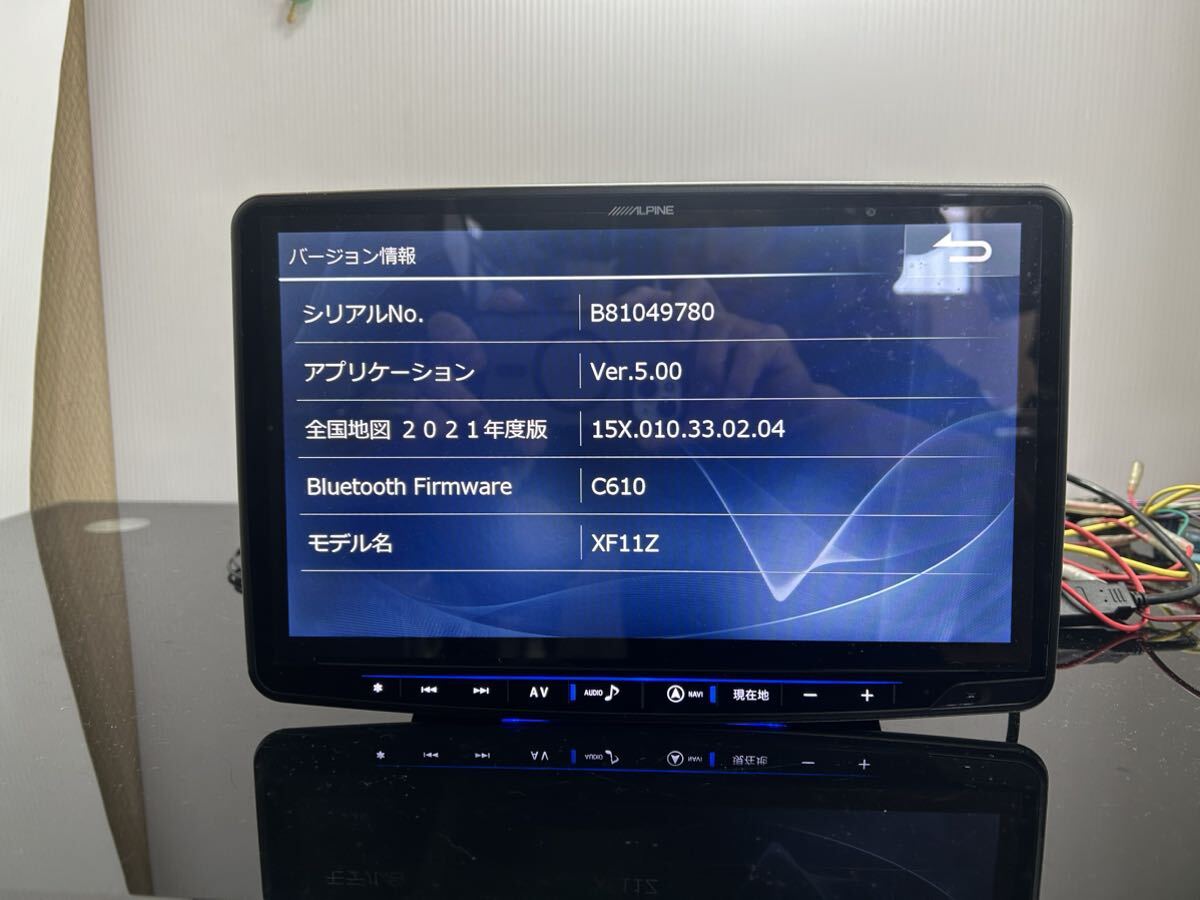 XF11Z アルパイン 11インチ フローティング 2021年 4chフルセグTV BluetoothCD→SD録音 DVD HDMI USB 純正未使用アンテナセット 送料無料_画像6