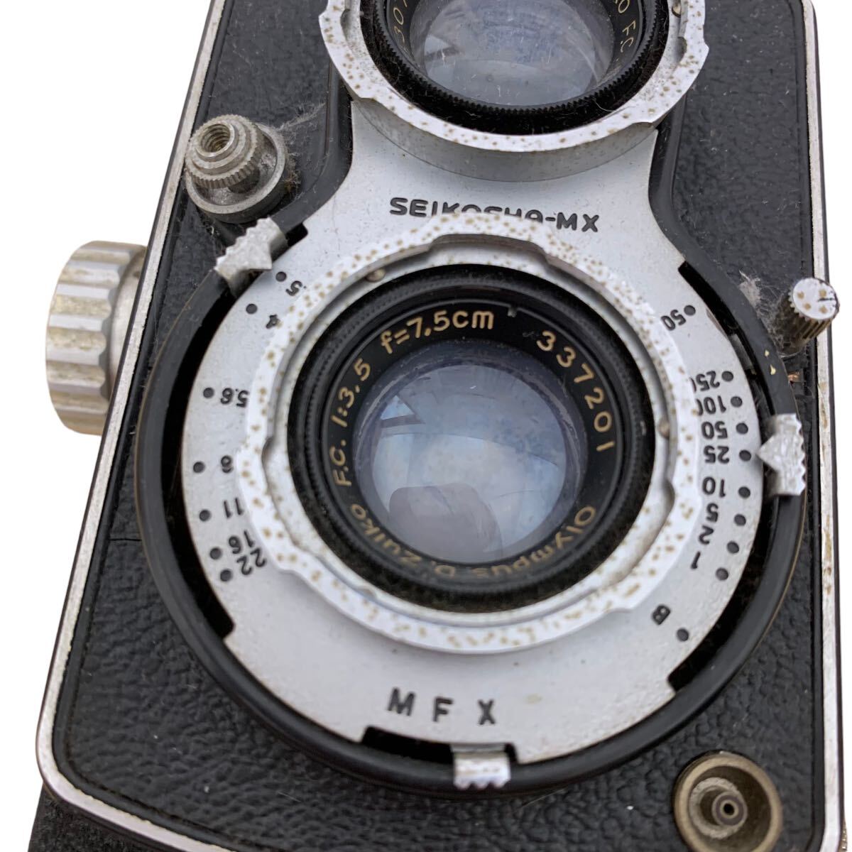 【7104】1円〜 オリンパス OLYMPUS FLEX 二眼レフカメラ 中古 現状品 動作未確認 ジャンク_画像8