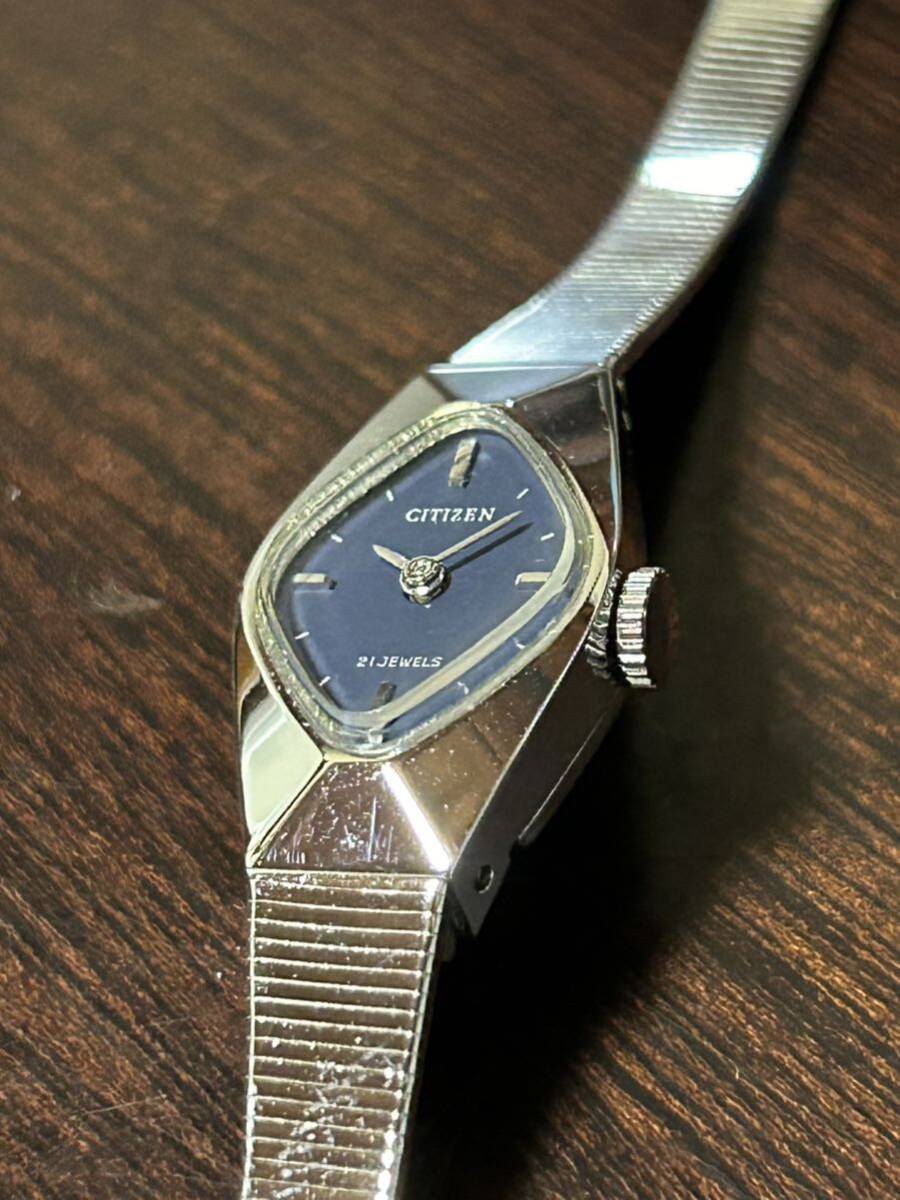 17 シチズン ブレスレット 手巻き式腕時計 デッドストックの画像2