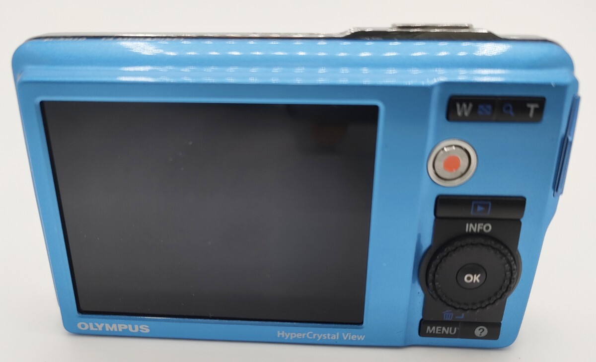 【外観美品】OLYMPUS オリンパス コンパクトデジタルカメラ μ-5010 ライトブルー_画像4