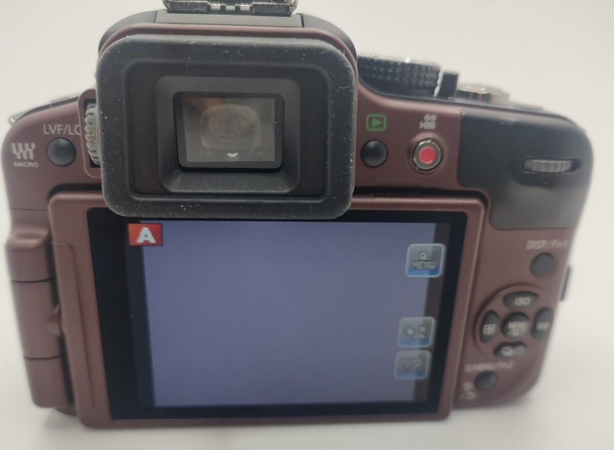 【美品】Panasonic パナソニック ミラーレス一眼カメラ LUMIX DMC-G3 センシュアルブラウン_画像3