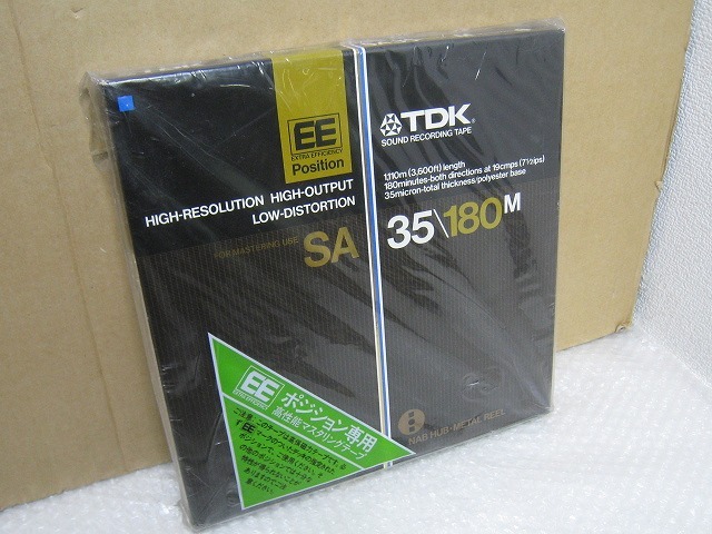 IWW-7469S　TDK 10号 オープンリールテープ メタルリール SA 35/180M EEポジション 美品_画像1