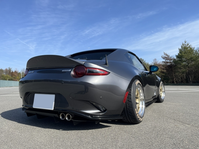 HighWorks ND系 ロードスターRF ダックテールトランク 幌車不可 日本製FRPトランク　　　　　　　　MX-5 エアロ スポイラー Miata ウィング_画像1