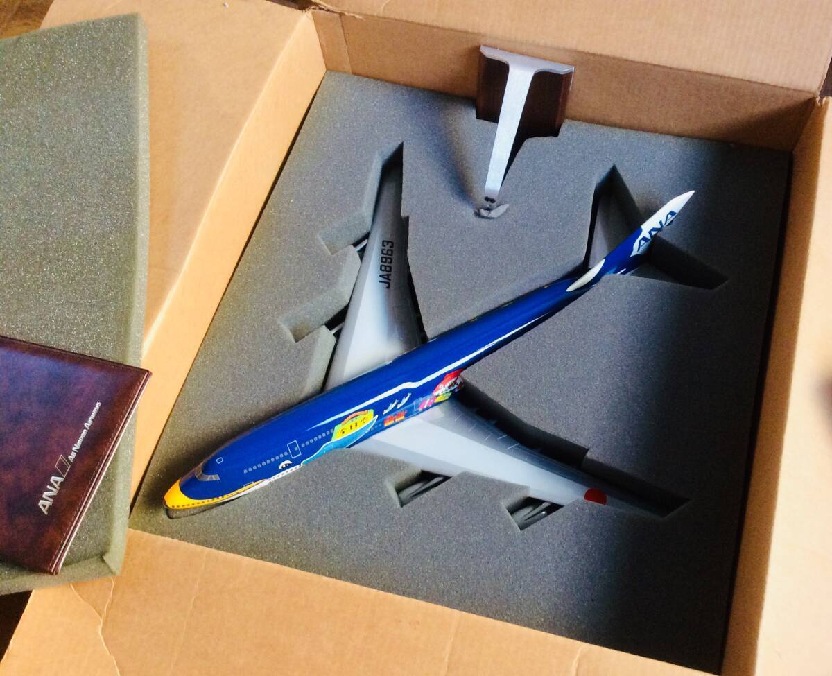 ANA 全日空 ボーイング747-400 JA8963 マリンジャンボ 1/100 ANA 全日空 ボーイング747-400 JA8963 マリンジャンボ 1/100