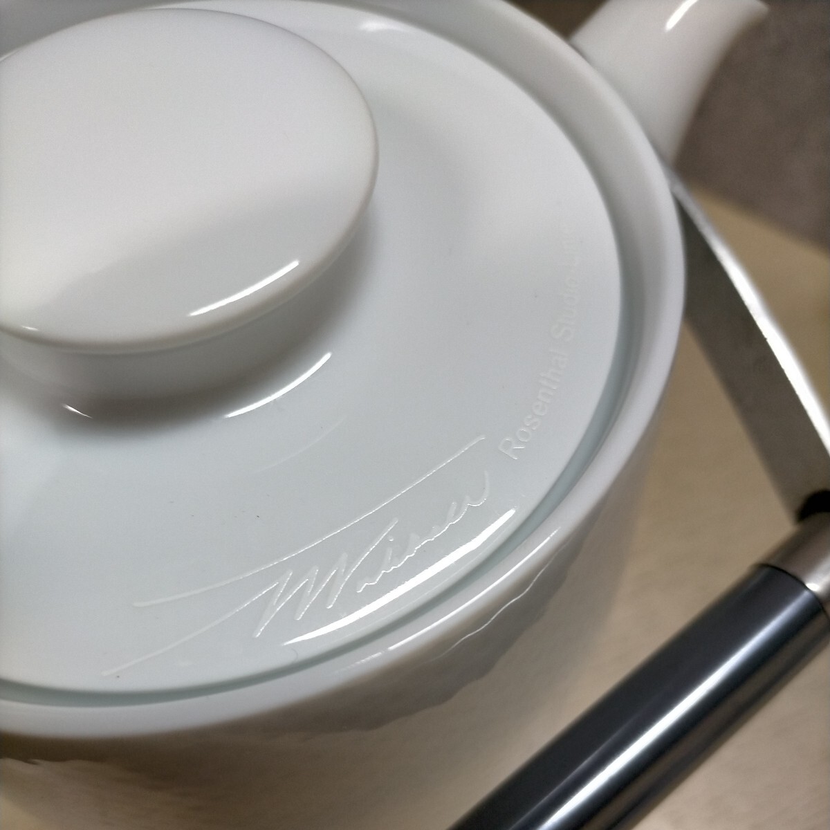  Rosenthal Studio line CENTURY 100 anniversary commemoration pot Tapio wirkkala^ used / small scratch the smallest dirt / present condition delivery /NC./ in the image verification ./ size is postscript 