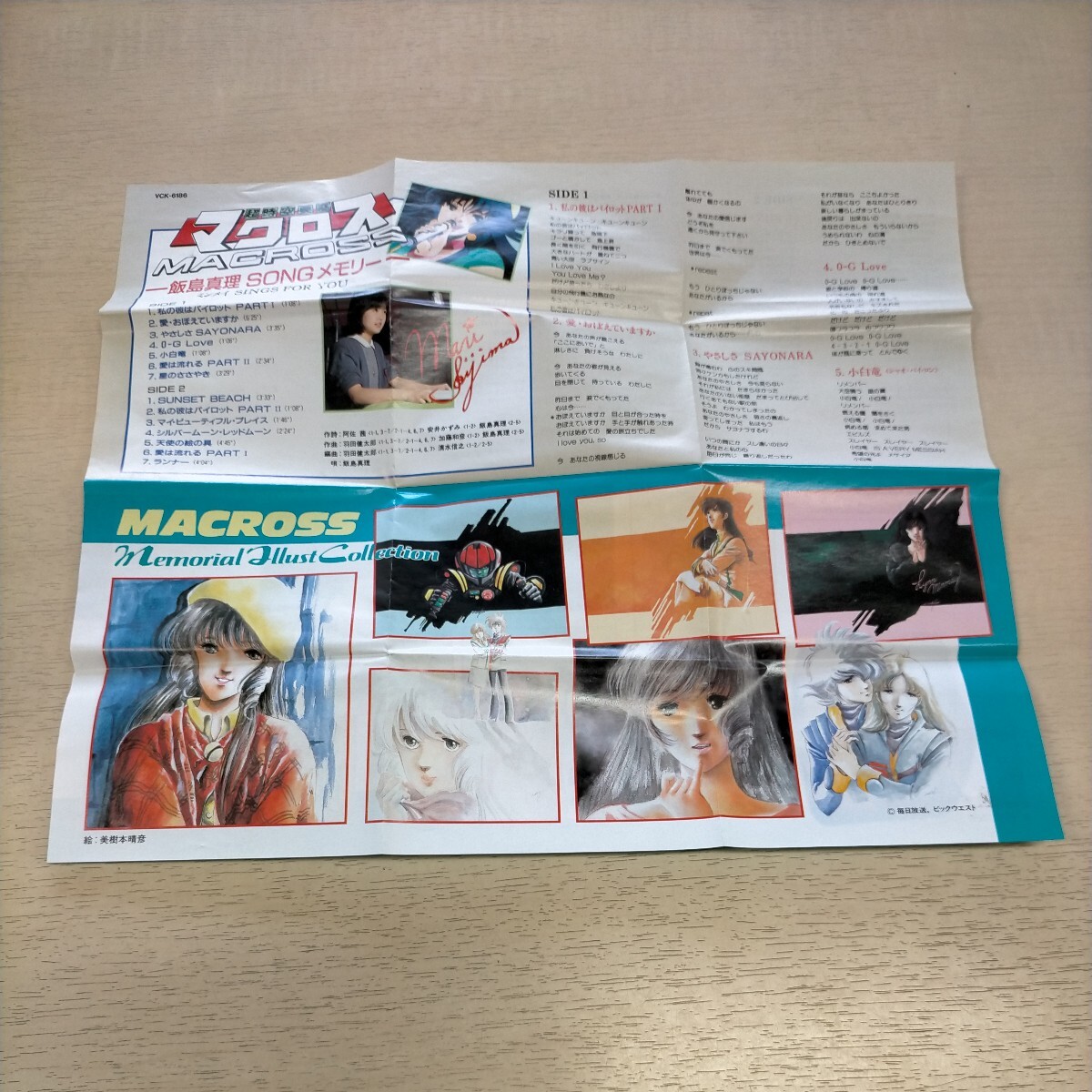  Super Dimension Fortress Macross Iijima Mari SONG memory mimeiSINGS* used / reproduction not yet verification / no claim ./ present condition delivery / condition is photograph .. please verify /VCK-6186