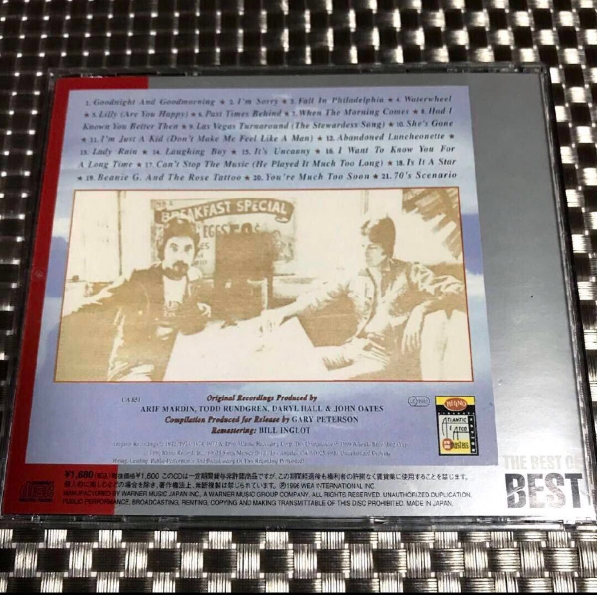 ◆ダリル ホール&ジョンオーツ/《Atlantic Collection》(国内盤CD) 