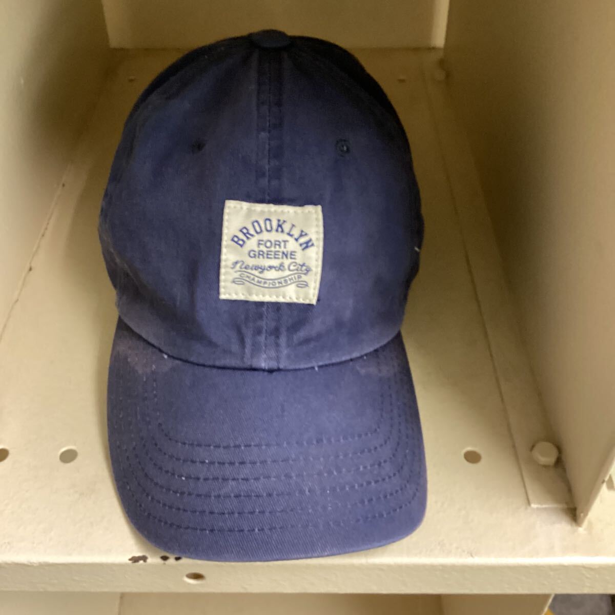 NEWYORK キャップ 帽子 CAP ネイビー　サイズフリー_画像1