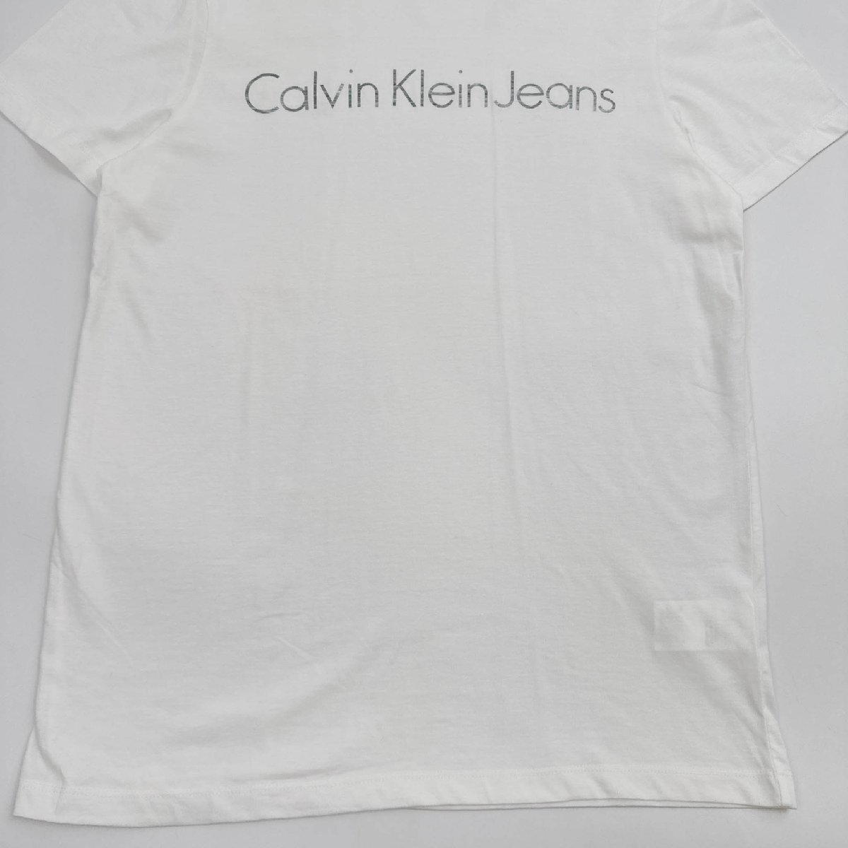 Calvin Klein Jeans カルバンクライン ジーンズ ロゴプリント 半袖Tシャツ カットソー M /白/ホワイト/メンズの画像7