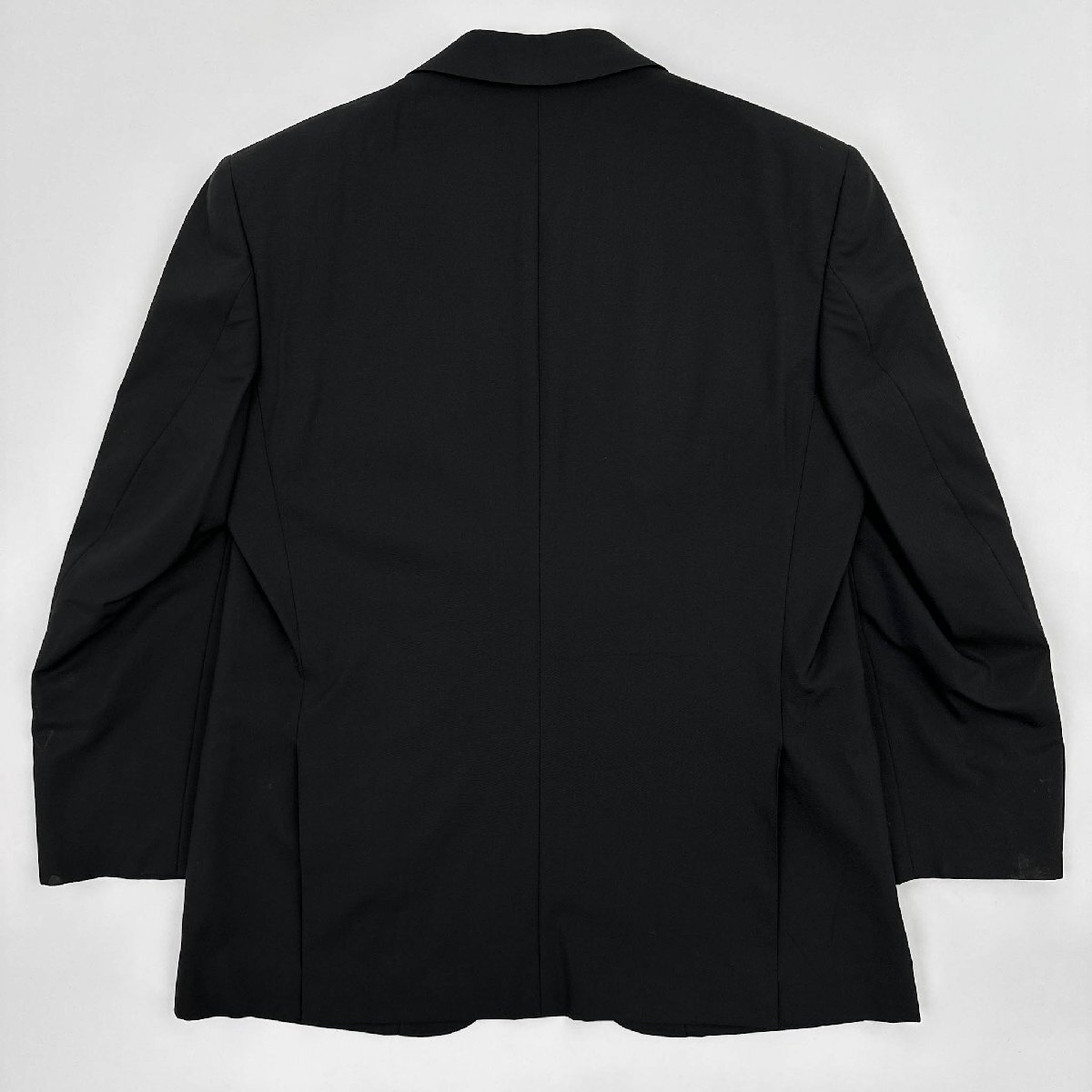 LANVIN COLLECTION ランバン 2B ウール テーラードジャケット サイズ R46-44 / 黒 ブラック メンズ 紳士 日本製 背抜き_画像8
