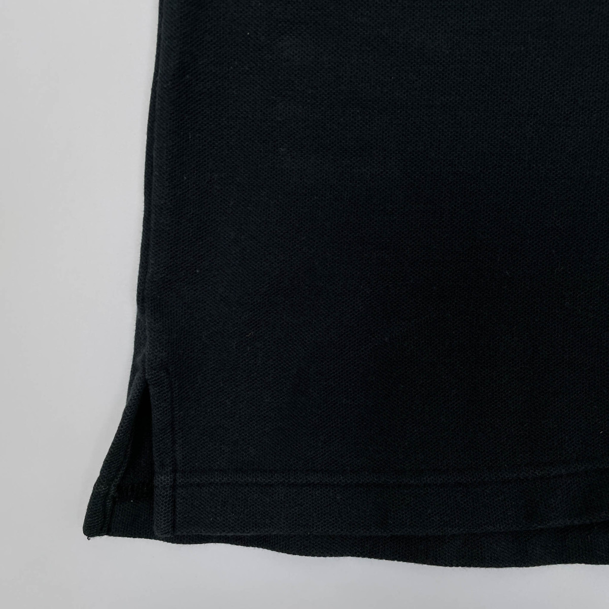 BIGキャラ刺繍◆Castelbajac カステルバジャック 半袖 ポロシャツ サイズ 1 / 黒 ブラック 古着 ライカ 日本製_画像6