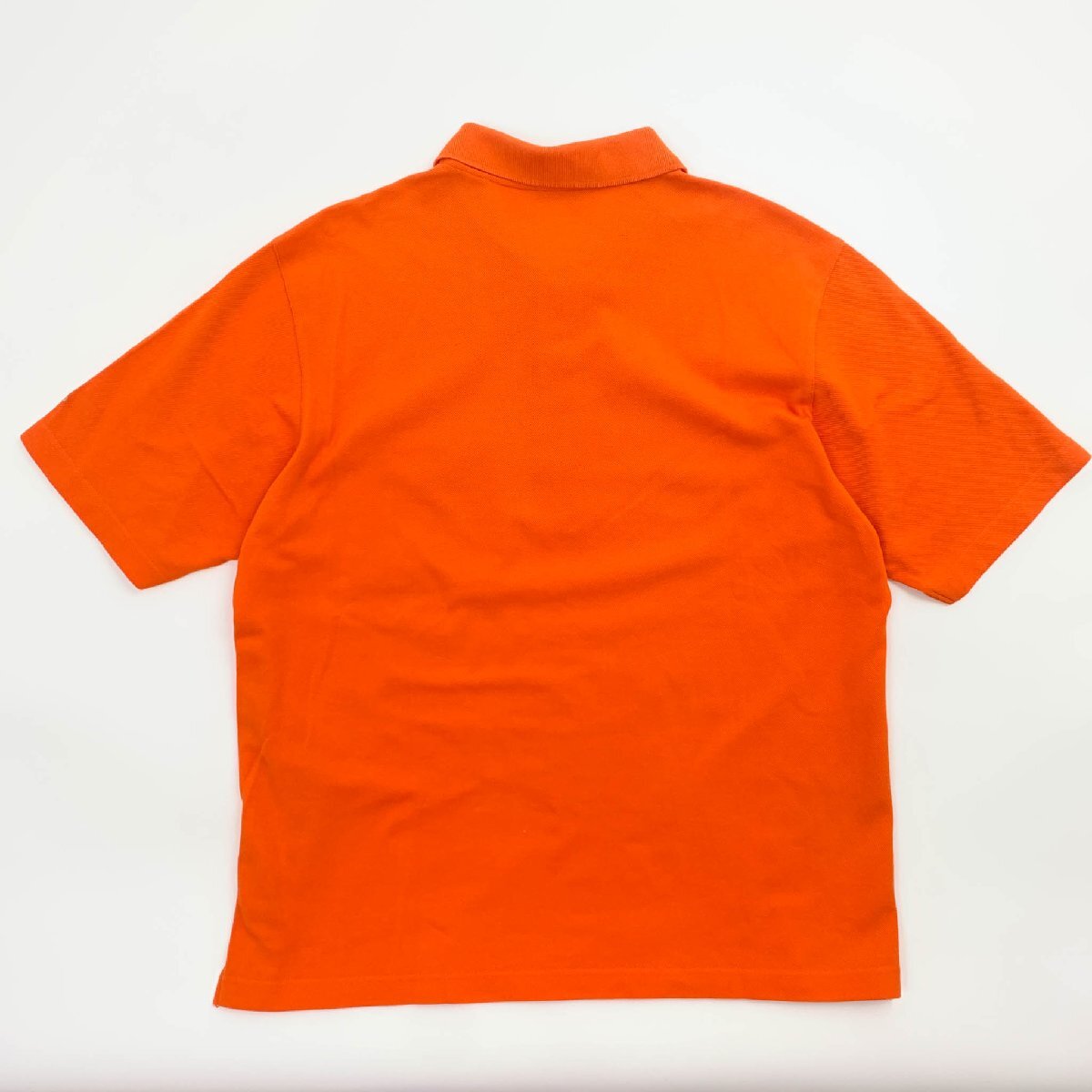 ◆Heal Creek◆ヒールクリーク 半袖 ポロシャツ オレンジ ポケット 袖 刺繍 サイズ 50/メンズ/ゴルフ/日本製_画像6