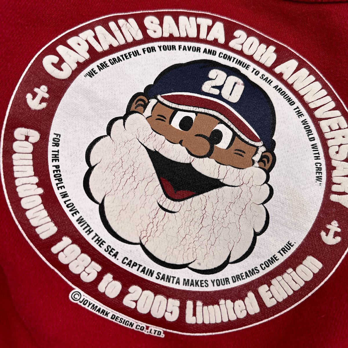 レア!!20周年記念◆CAPTAIN SANTA キャプテンサンタ プリント トレーナー スウェット シャツ/キッズ ベビー 子供服 ジョイマークデザイン_画像3