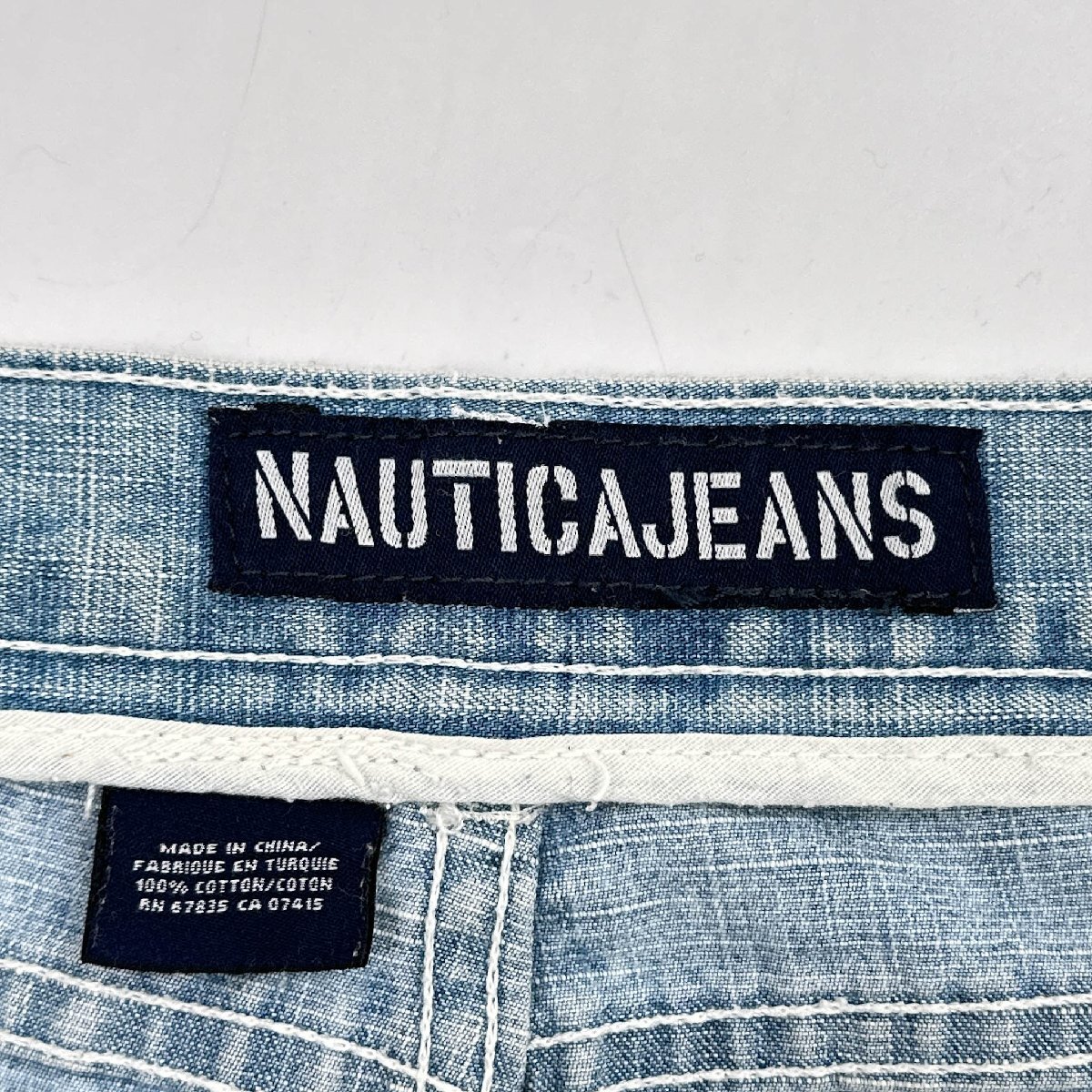 00s◆NAUTICA JEANS コットン デニム パンツ ジーンズ ボトムス サイズ 34/メンズ/インディゴ_画像5