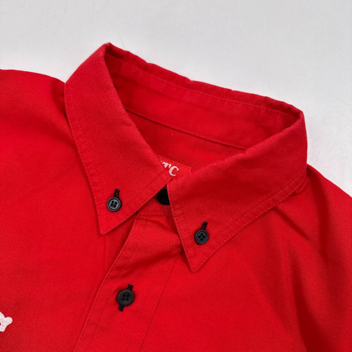 KTC KYOTO TOOL nepros BD button down short sleeves shirt size / red red group / men's Kyoto tool automobile 