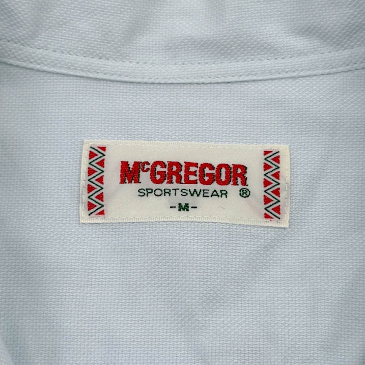 McGREGOR マックレガー ハマカラー 半袖シャツ M /水色/メンズ/ビンテージ_画像5