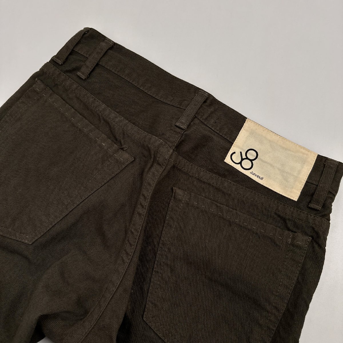 . color!!*Johnbull Johnbull color Denim pants jeans ji- bread bottoms S / dark brown series men's made in Japan 