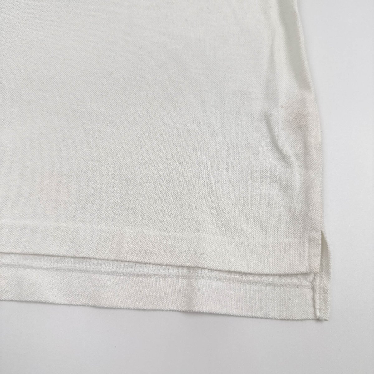 ラインストーンデザイン◆VALENZA PO バレンザポー 金ボタン 半袖 ポロシャツ 40 / 白 ホワイト レディース 日本製_画像8