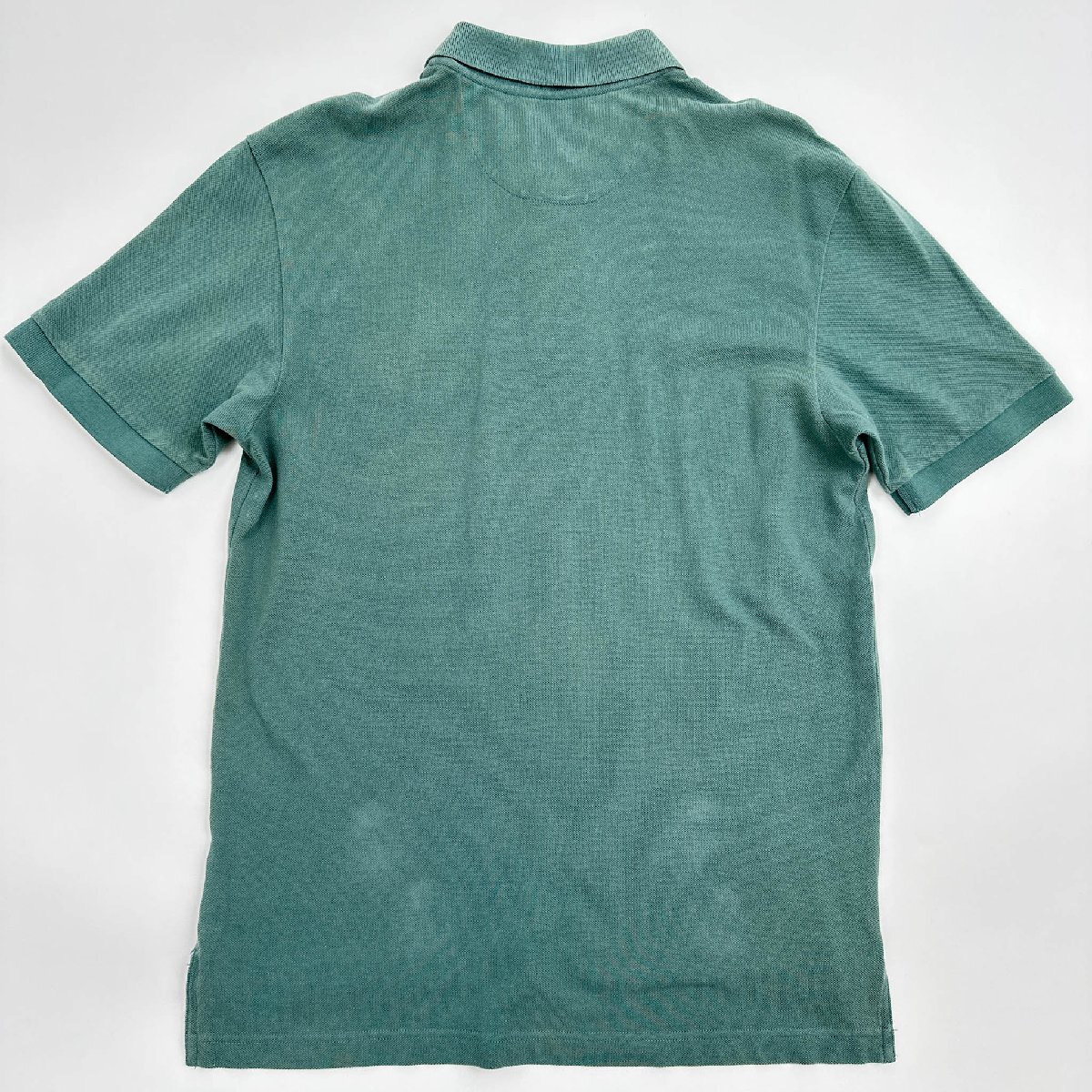 Brooks Brothers ブルックスブラザーズ 半袖 コットン ポロシャツ ロゴ刺繍 サイズM/くすみグリーン系/メンズ_画像10
