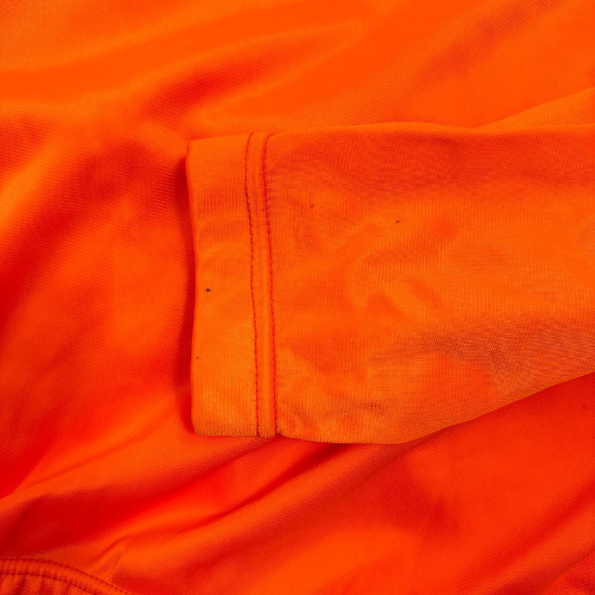 PEARL IZUMI パールイズミ ハーフジップ 蛍光オレンジ 長袖 サイクルウェア サイクルジャージ プルオーバー 自転車 ロードバイク XL_画像4
