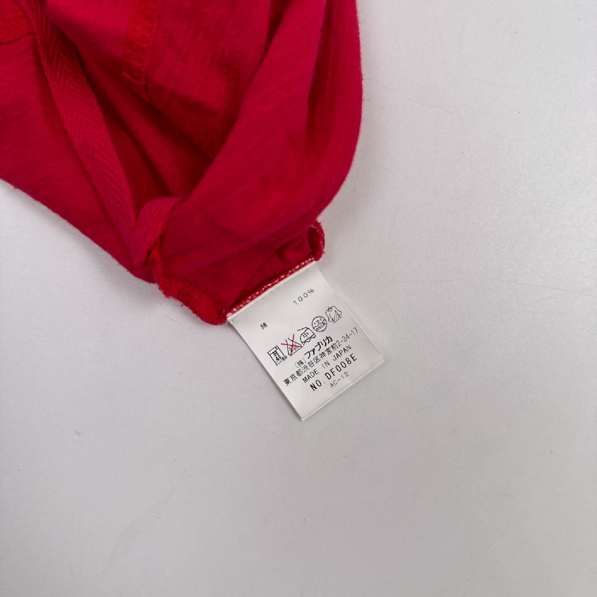 LACOSTE ラコステ 半袖 ポロシャツ サイズ 36/ピンクレッド 系/ファブリカ 日本製_画像9
