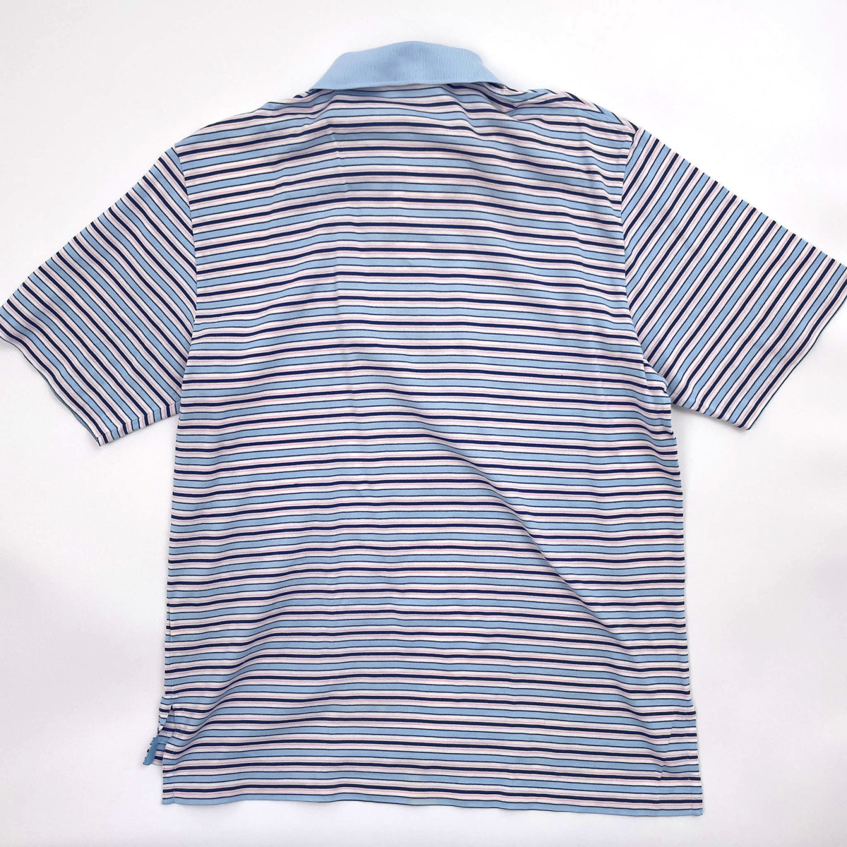 Polo by Ralph Lauren ラルフローレン ボーダー ポニー刺繍 半袖 ポロシャツ サイズ L_画像5