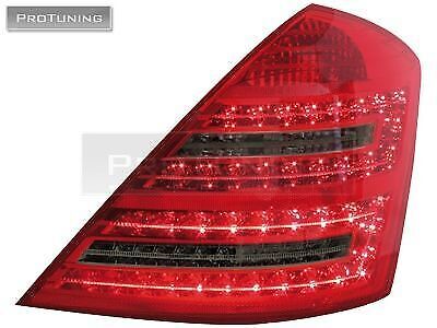  new goods, free shipping red smoked Mercedes Benz S Class AMG W221 previous term (W222 style ) LED tail V2 current . turn signal model S550