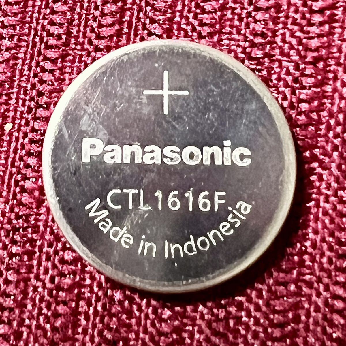 23年製 パナソニック 二次電池 CTL1616 カシオにの画像2