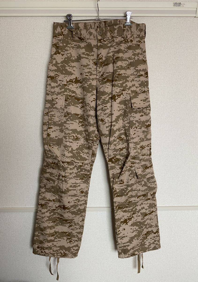  Rothco ROTHCOteji duck camouflage military cargo pants S condition * inspection the US armed forces Vintage 