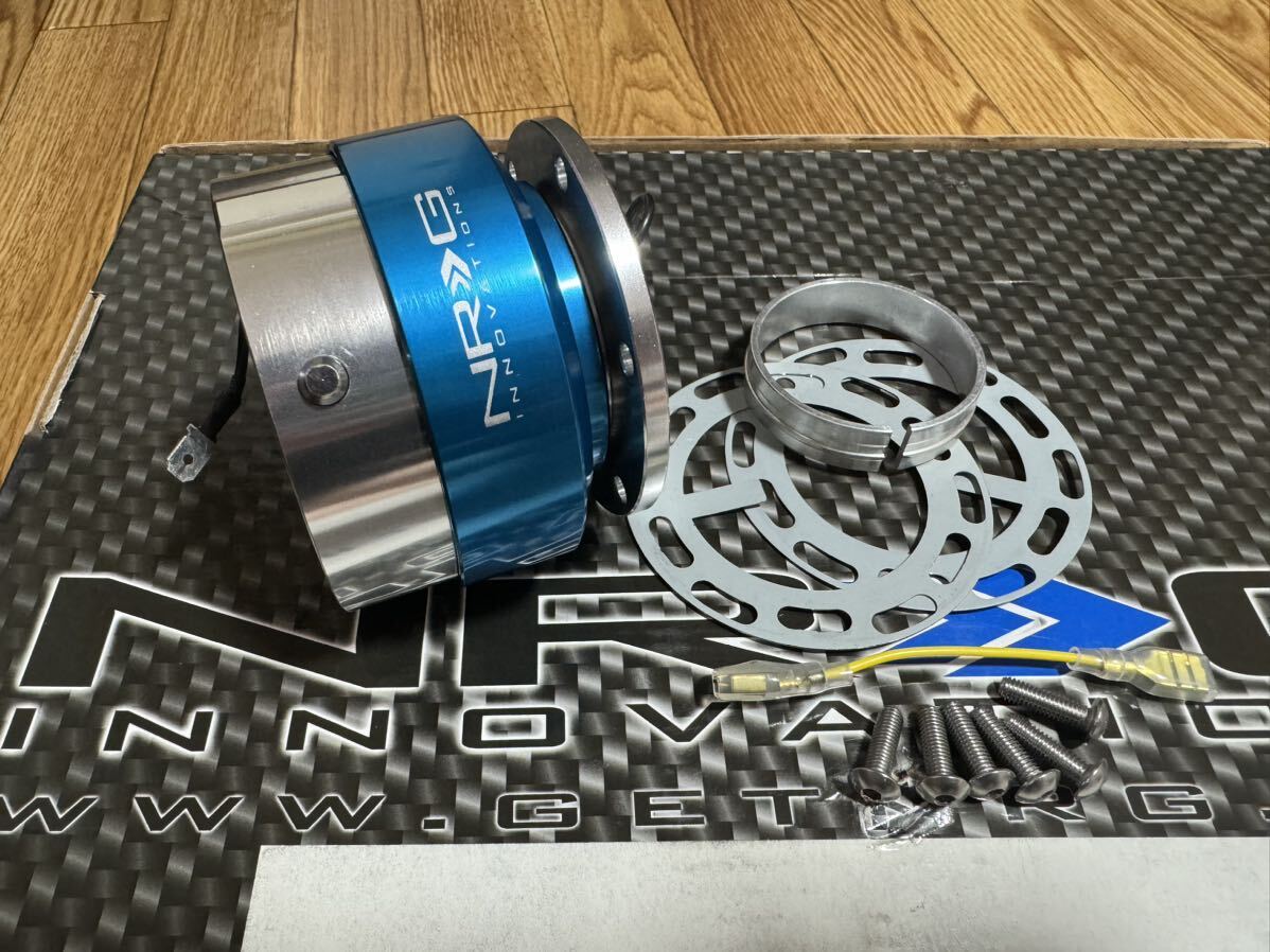 NRG クイックリリースボスブルーハンドルボスGR86 Z34 180SX WRX NRG クイックリリースボスブルーハンドルボスGR86 Z34 180SX WRX