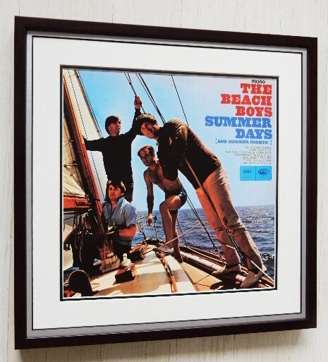 ザ・ビーチ・ボーイズ/LPジャケット・ポスター額装品/The Beach Boys/Summer Days/ブライアン・ウィルソン/サーフィン/ポップなインテリア_画像8