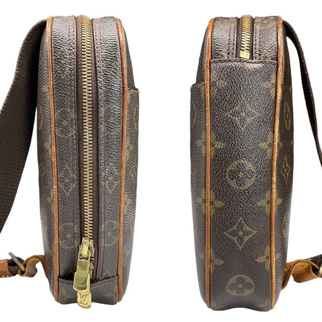 良品 LOUIS VUITTON ルイヴィトン　ボディバッグ モノグラム 斜め掛け メンズ_画像4