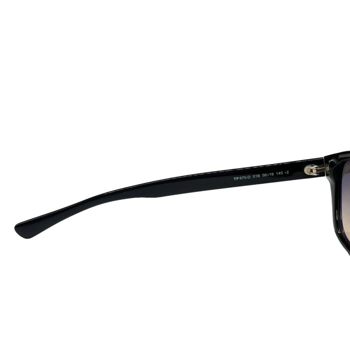 【美品 付属品完備】TOM FORD トムフォード サングラス 色眼鏡 メガネ TF875-D 01-B 5619 145 ブラック 黒 メンズ ユニセックス _画像7
