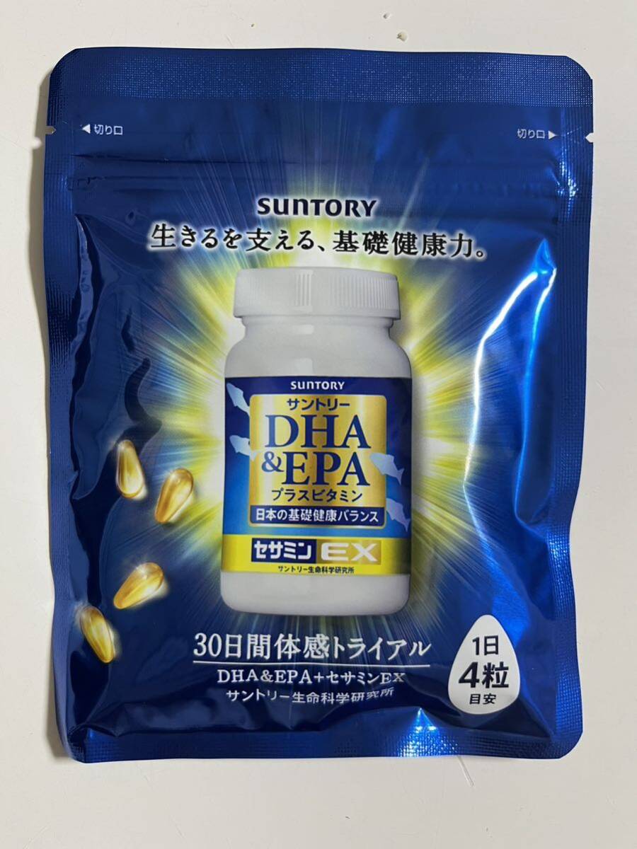  Suntory DHA EPA сесамин EX 30 дней 120 шарик ввод новый товар, нераспечатанный 