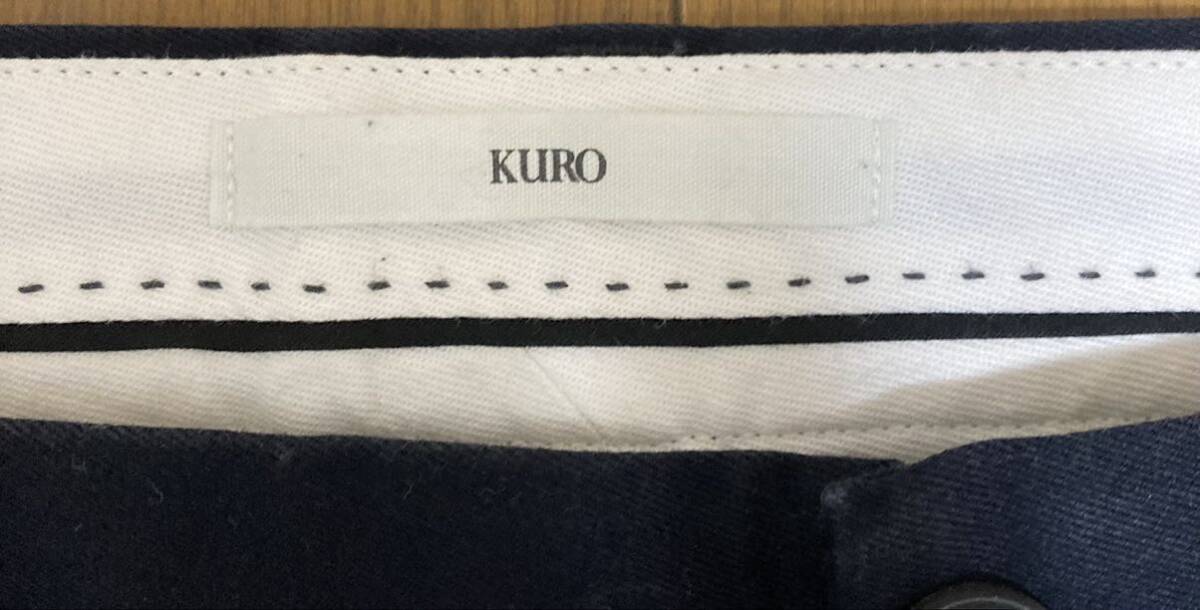 KURO クロ パンツ ブラック W29_画像3