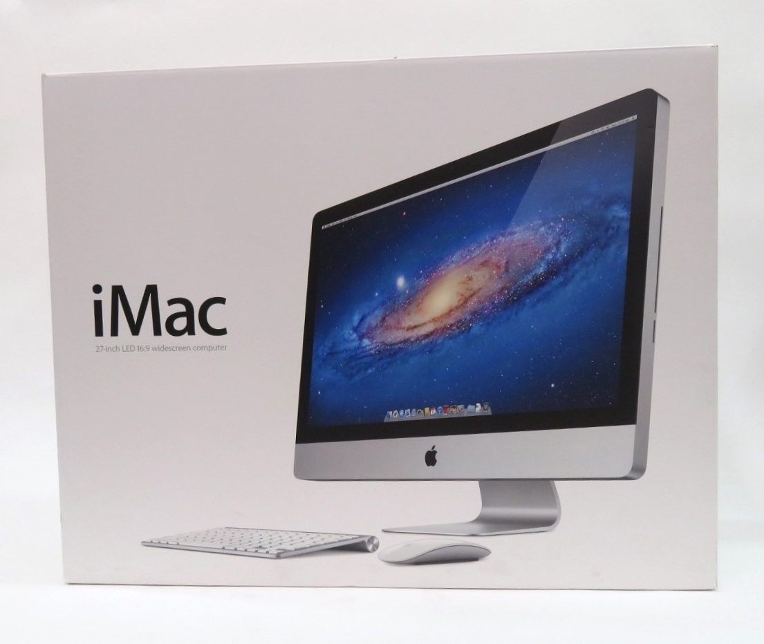 098B555★【中古品】Apple iMac 27インチ 16:9 ワイドスクリーン MC814J/A ディスプレイ一体型デスクトップパソコン_画像1