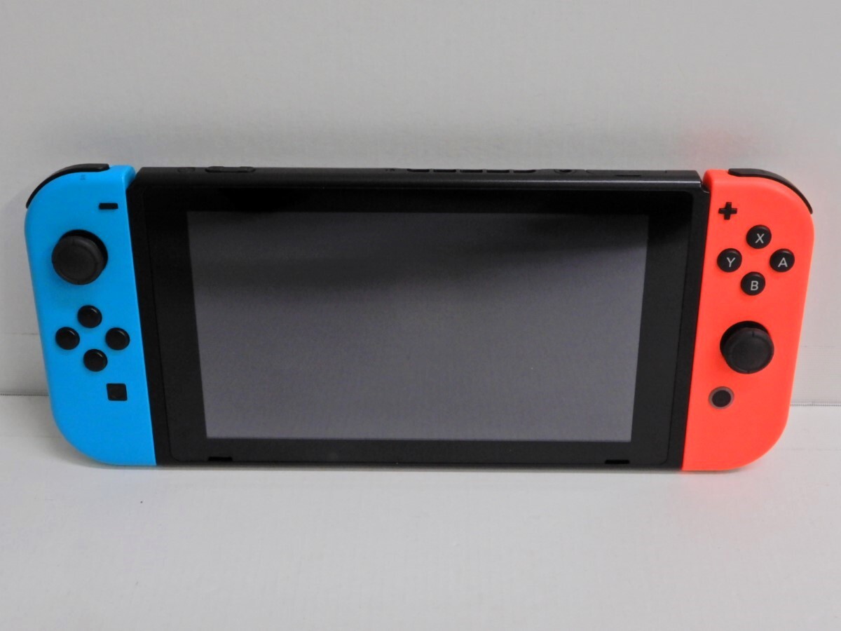 062Z470★【中古/動作品】 Nintendo Switch 本体 バッテリー強化版 HAC-001 (-01) 【ジョイコン・ドック付属】_画像2