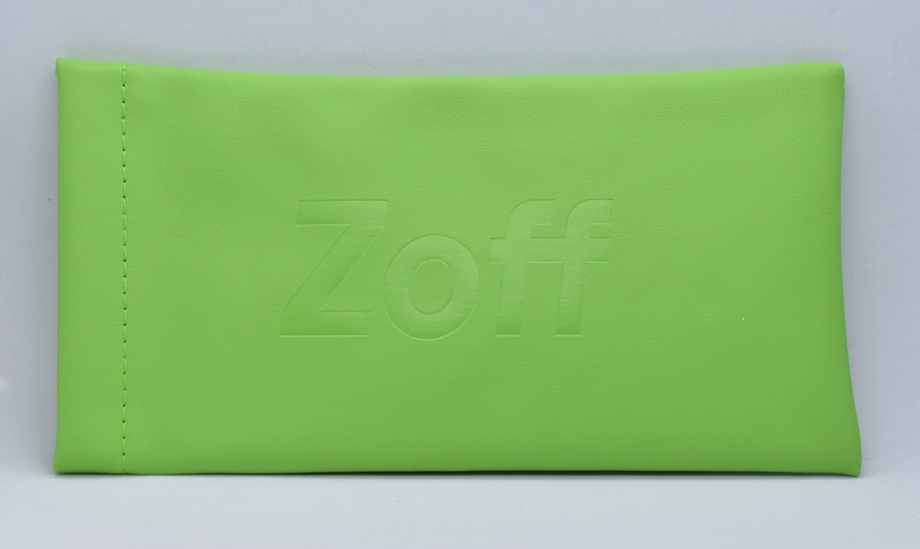 [ unused goods ] soft glasses case (Zoff light green )