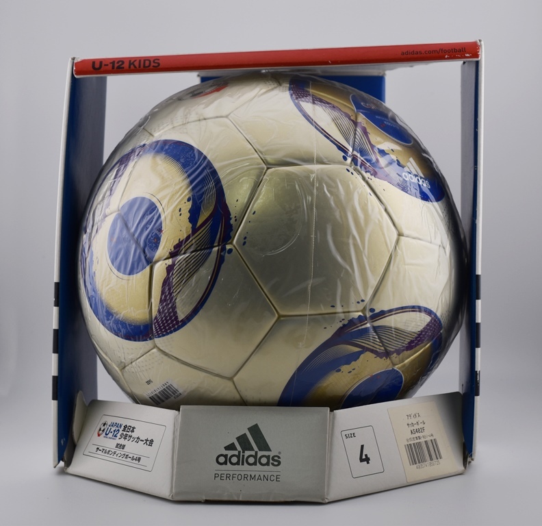 【未開封品・長期保管品】アディダスサッカーボール　全日本少年サッカー大会試合球（サーマルボンディングボール4号）