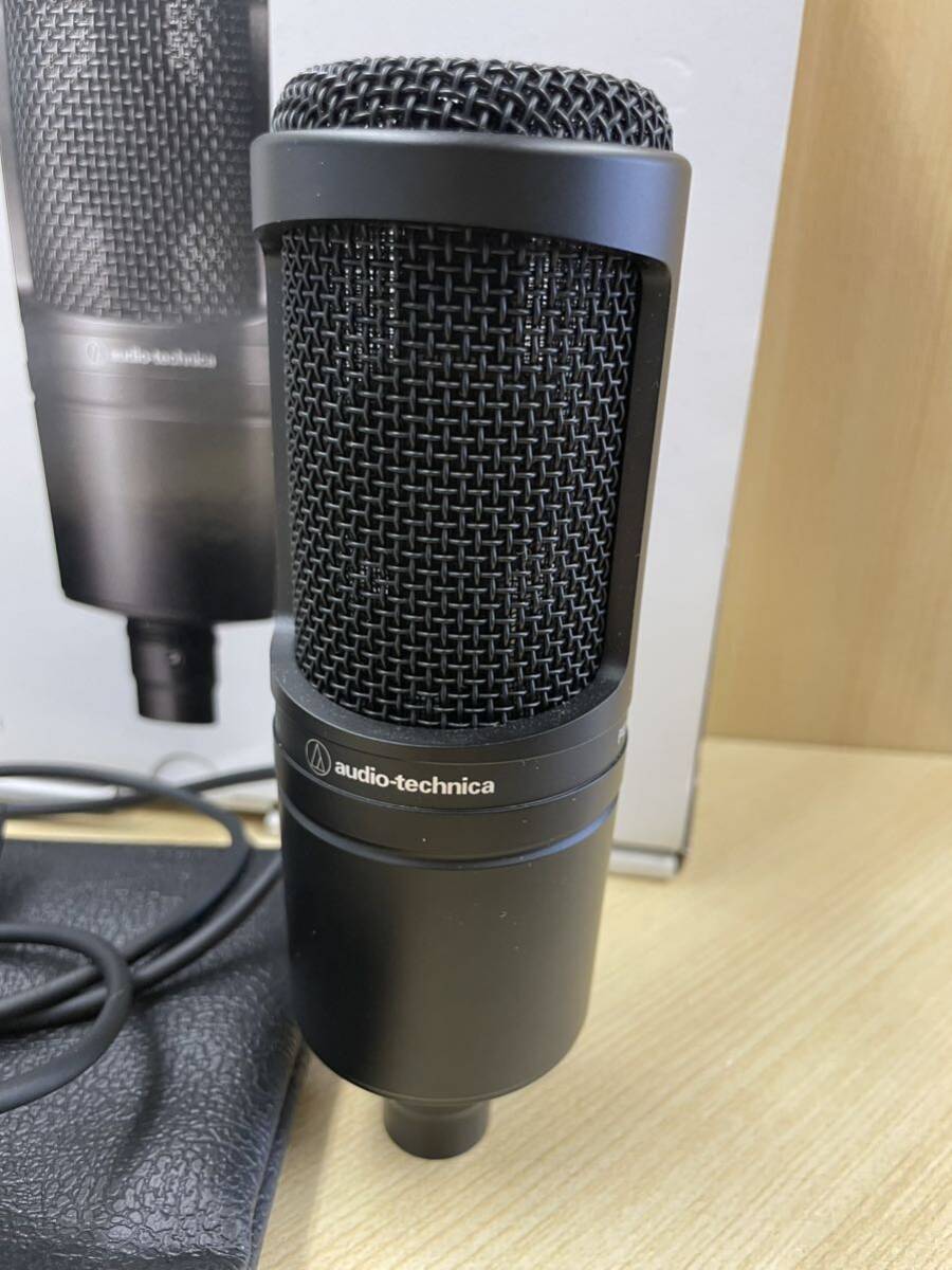 （682）送料無料 美品 audio-technica コンデンサーマイク AT2020 オーディオテクニカ マイク _画像2