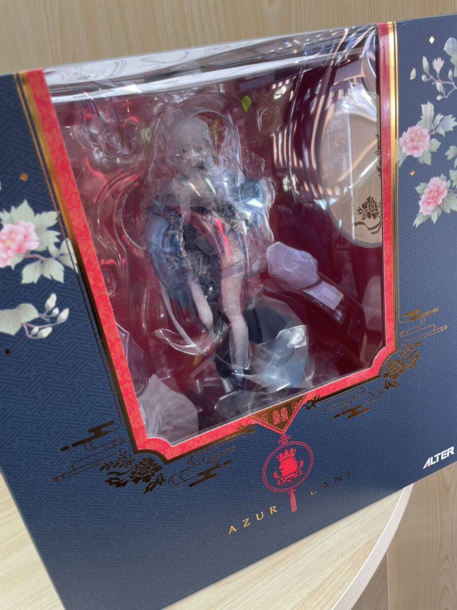 (771)中古 開封品 ALTER アルター アズールレーン アズレン 1/7 ベルファスト 彩雲の薔薇ver._画像1