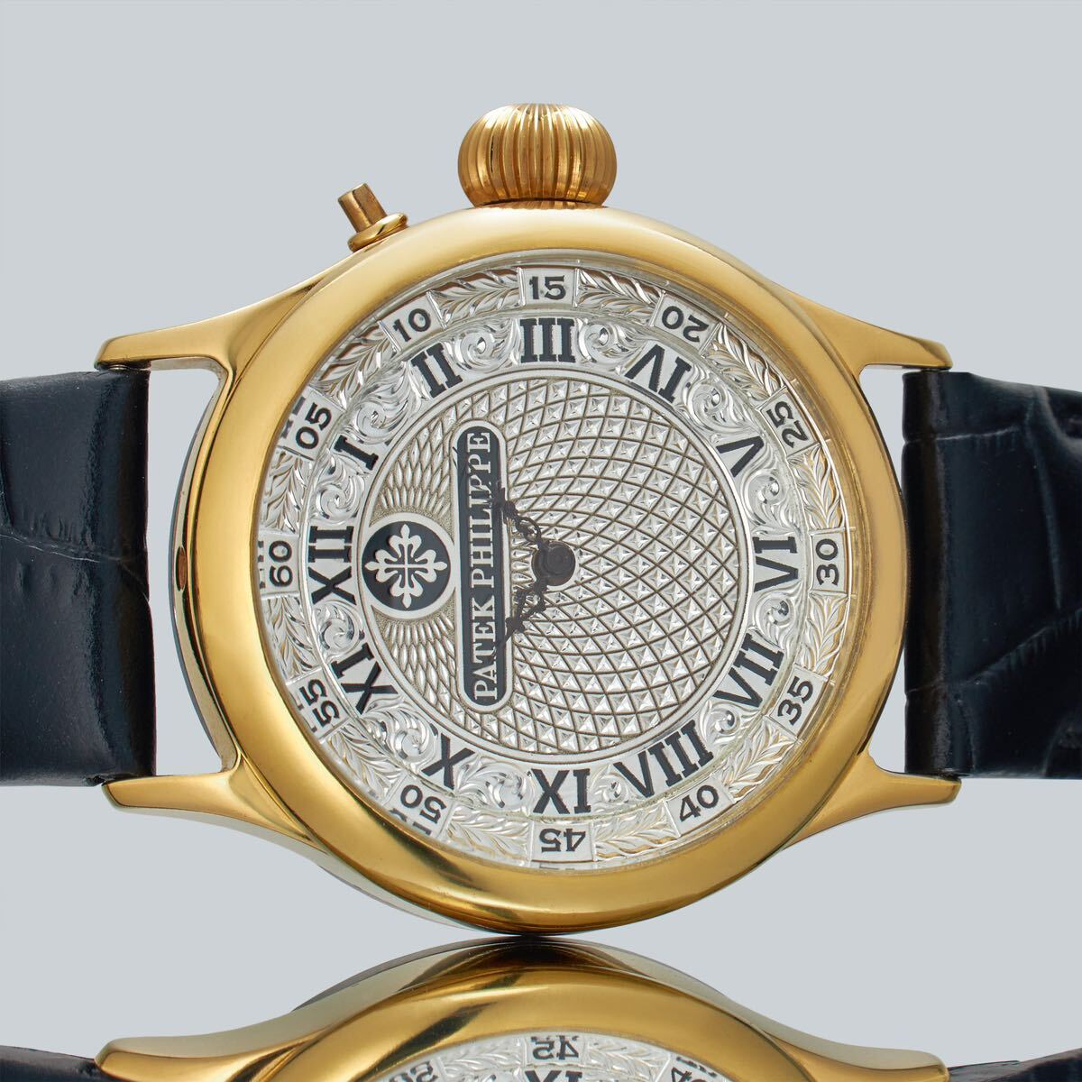 アンティーク Marriage watch Patek Philippe 懐中時計をアレンジした40mmのメンズ腕時計 半年保証 手巻き スケルトンの画像3