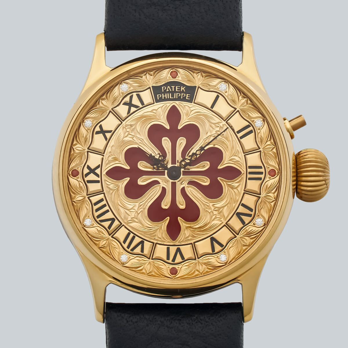 アンティーク Marriage watch Patek Philippe 懐中時計をアレンジした 40mmのメンズ腕時計 半年保証 手巻き スケルトン_画像1