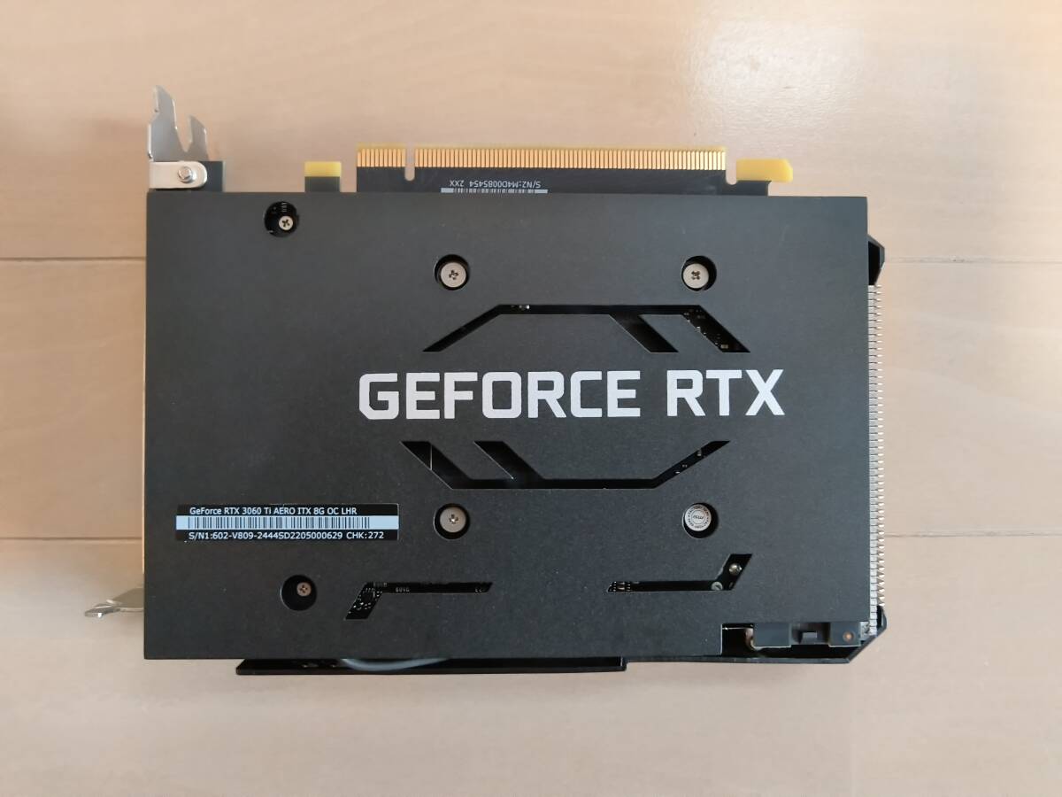 MSI GeForce RTX 3060 Ti AERO ITX 8G OC LHR_画像2