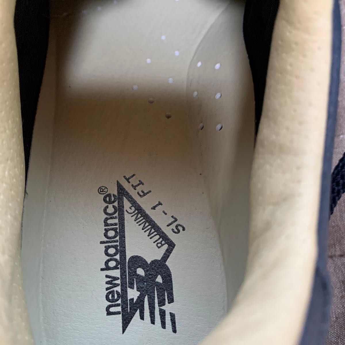 （美品）ニューバランス　W576CNN ネイビー　レザースニーカー　レディース　英国製　シューズ　革靴　