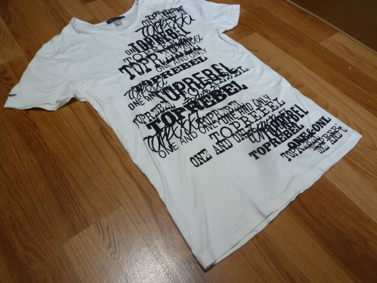 【即決】TOP REBEL トップレベル トップレーベル Tシャツ 半袖 48 MMA 総合格闘技 SOULJAPAN ソウルジャパン_画像1